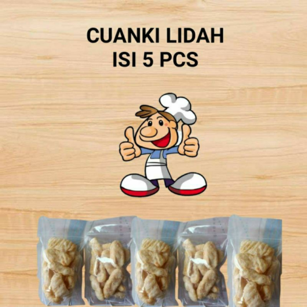 Cuanki Lidah/cuanki Lidah Gurih/cuanki Lidah Garut/cuanki Lidah Isi 5 Pcs