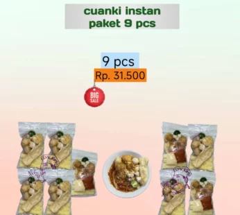 Cuanki Instan Isi 9 Pcs, Rasanya Menggoda, Hadiahnya Luar Biasa!