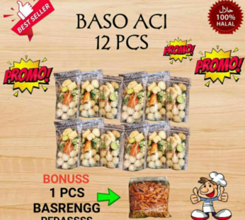 Baso Aci Isi 12 Pcs, Lezatnya Dapat, Hadiahnya Keren!