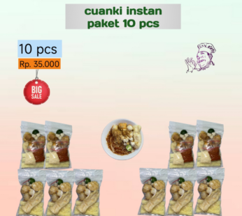 Cuanki Instan/cuanki Isntan Paket 10 Pcs/cuanki Instan 10 Pcs