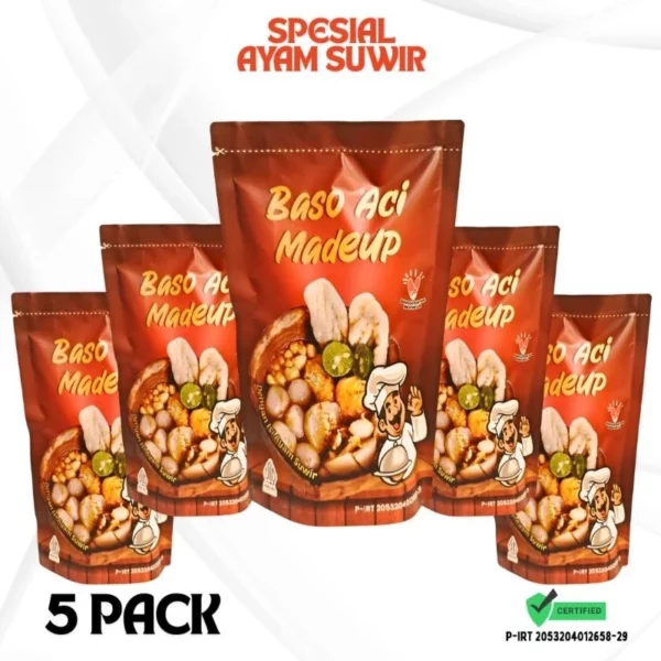 Baso Aci Chili Oil 5 Pack, Kenikmatan 5 Kali Lipat + Hadiah Spektakuler!