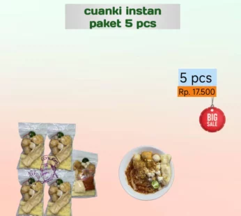 Cuanki Instan Paket 5 Pcs/ Cuanki Instan 5 Pcs / Cuanki Instan