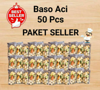 Paket 50 Pcs Baso Aci, Kenyangnya Lama, Peluang Hadiahnya Besar!