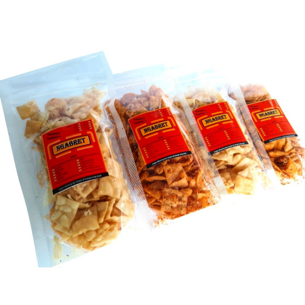 Keripik Pangsit 100 Gr / Pangsit / Kue Bawang Bandung - Gambar 2