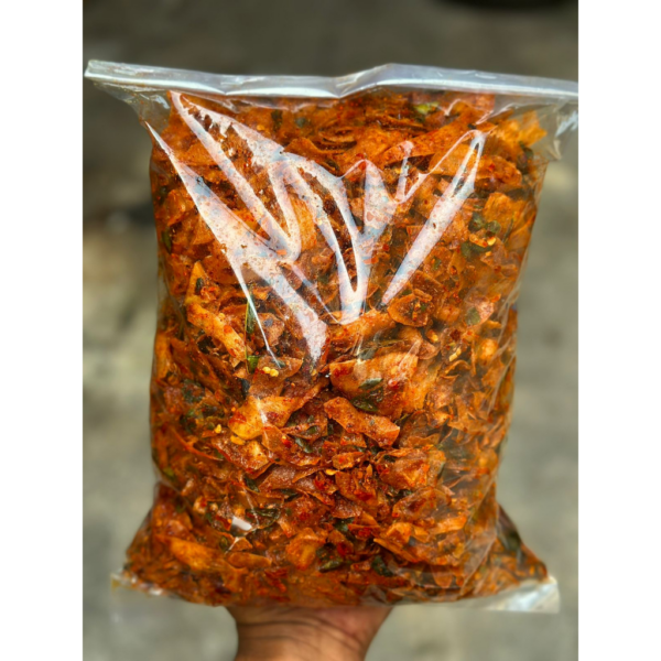 Keripik Singkong / Keripik Kriwil 250gr Pedas Daun Jeruk - Gambar 3