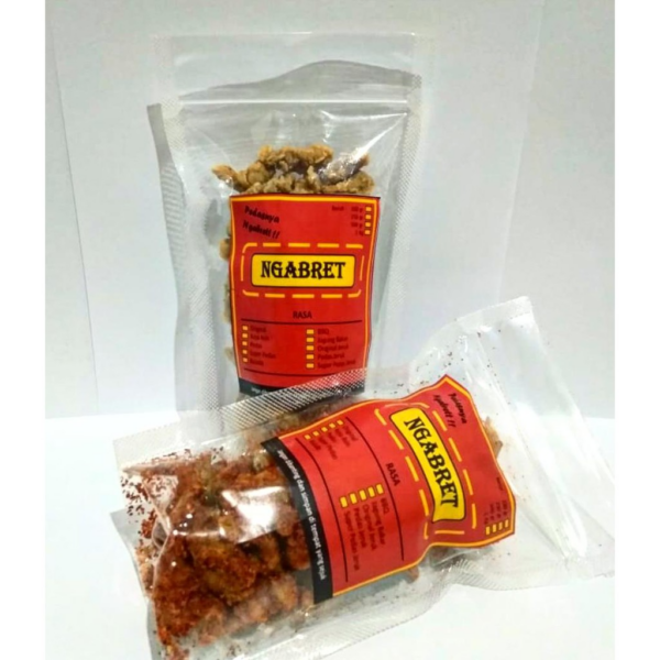 Keripik Usus Ayam 110gr Pedas / Original - Gambar 3